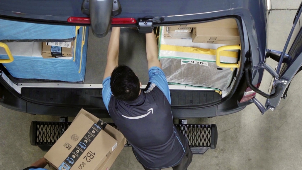 Amazon Delivery Vehicle Loading