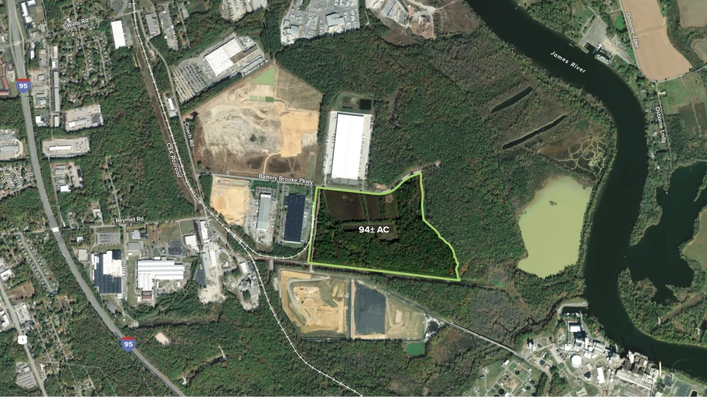 Commonwealth Fusion Systems Project Site in James River Industrial Center